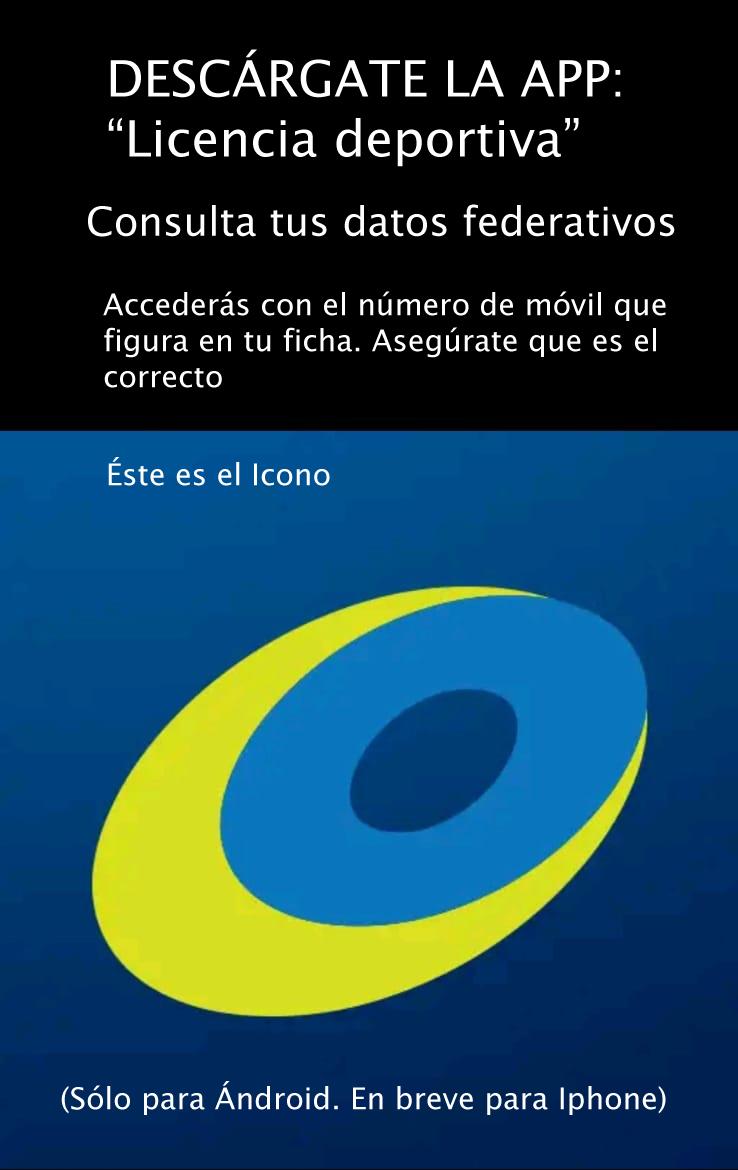 APLICACI&Oacute;N MOVIL LICENCIA DEPORTIVA